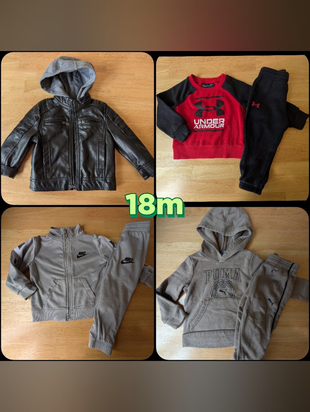18m Fall Clothing Lot - A jacket plus three outfits